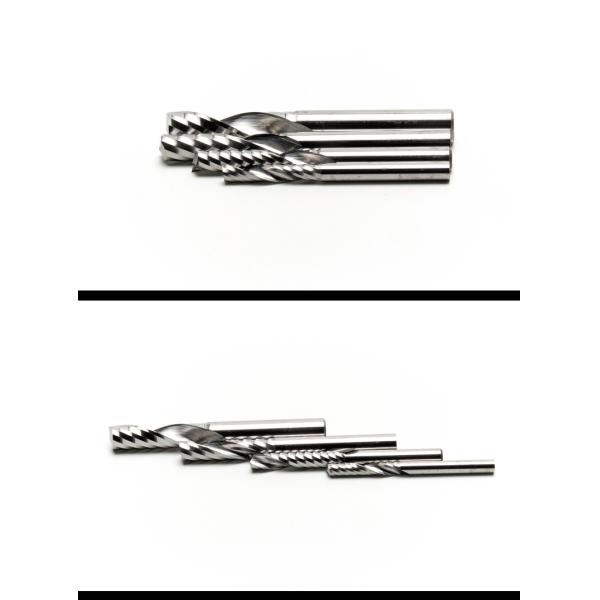 Customizable Single Flute End Mill CNC Cutter Bit for Wood & Acrylic Milling Made of Hard Metal