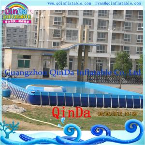 China Guangzhou QinDa Above Ground Pool PVC Frame Pool on sale