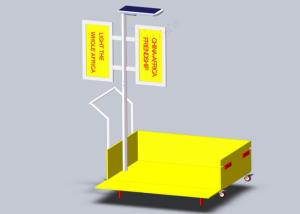 Multipurpose Removable 30W Integrated Trolley LED Solar Light