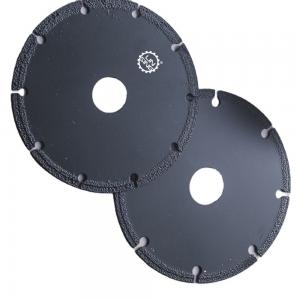 Buy cheap 105-230mm Diameter Vacuum Brazed Diamond Saw Blade with 0.025in Blade Thickness product