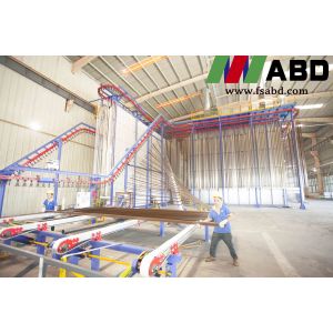 Buy cheap Electrostatic Vertical Powder Coating Line With Electrical Control System product