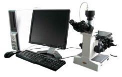 Quality Polarizing Trinocular Practical Metallurgical Microscope SM400 with 6v 30w Illuminator For Colleges / Factories for sale