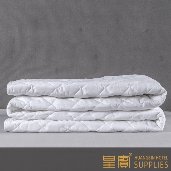 180T Polyester Fiber Filling Mattress Pillow Protector For Hotel