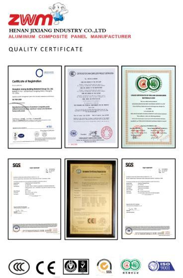 Feve Coating Much Fresher Vivid Color Higher Gloss Level Aluminum Composite Panel