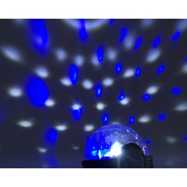 Colorful 3W RGB LED Bluetooth Speaker Light DJ Disco Stage Light Remote Control Magic Ball Table Light For KTV