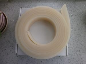 White Sharp Screen Printing Squeegee Blades Abrasion Resistant 50 * 9 For Containers