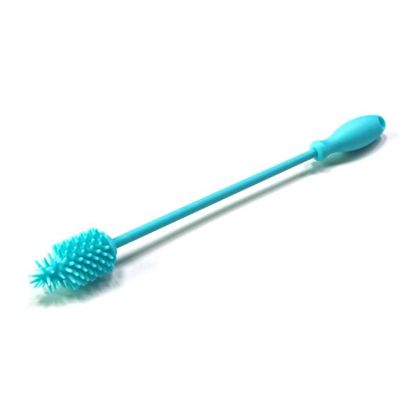 24cm Sharp Head Silicone Bottle Brush Reusable Multicolor Dishwasher Safe