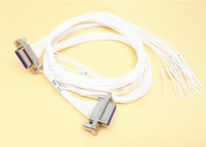 China Micro D Sub Male connector With 21 Pins Wire Length 500mm DC Connector on sale