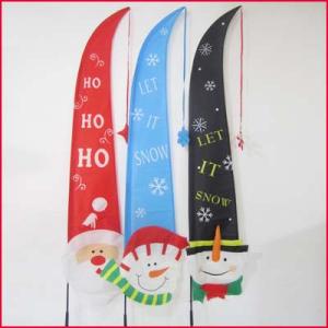 China Feather Flag Santa Claus/Snowman on sale