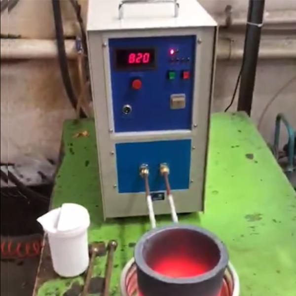 Quality 15KW 2KG Induction Gold Melting Machine With MOS Transistor for sale