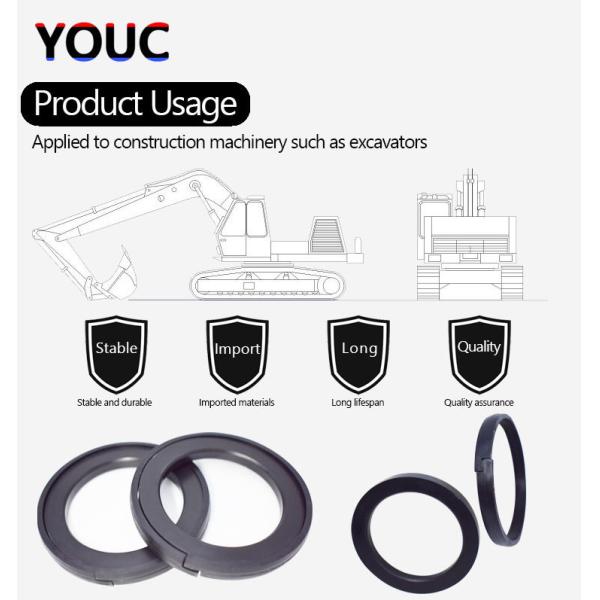 OK Seal Excavator Hydraulic Seal 120*8.1 for excavator piston seal within POM NBR