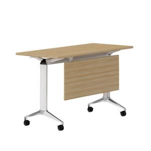 China 55 Inch Training Room Table Stackable Movable Training Table 25mm Thickness on sale