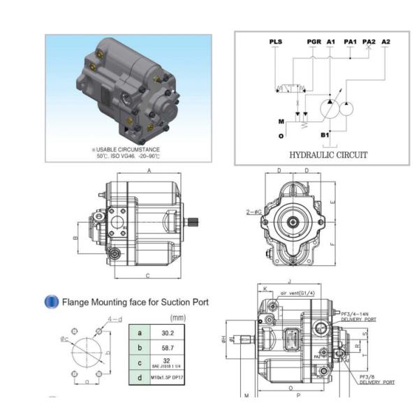 Excavator Main Piston Pump NACHI PVK-2B-505 Hydraulic Pump Assy