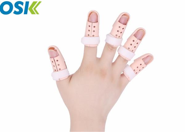 Quality Adjustable Broken Bone Splint Plastic Finger Splints Hoop - Loop Design for sale