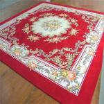 Large Wool Floor Rugs Chinese Style Durable Feature Absorb Dust Function