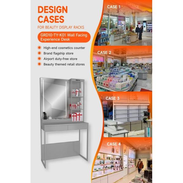 GDR10-TY-K01 Retail Store Display with Round USB Ports and Versatile Display for Mall Booths