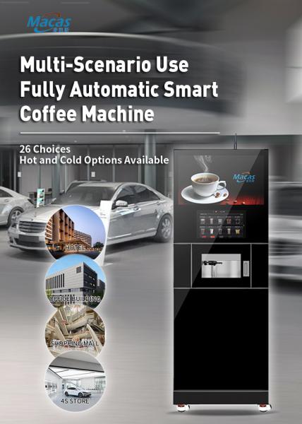 Quality School Smart Touch Screen Coffee Vending Machine Support IOT for sale