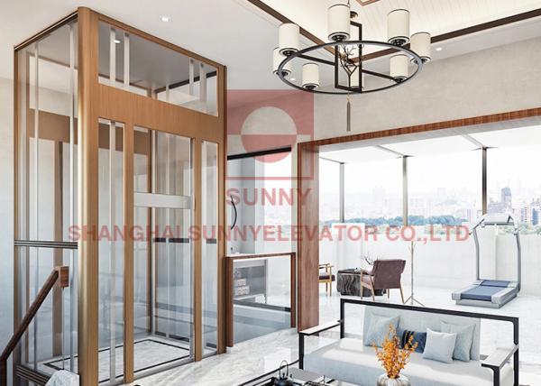 Quality VVVF Hydraulic Small Residential Elevator Mini Home Lift For Home Usage for sale