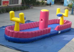 Colourful Inflatable Toddler Playground , Inflatable Playground Competitive basketball shooting 11.2 X 3 X 3m