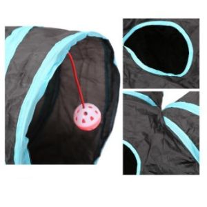 Peephole Connectable Collapsible 5 Way Cat Tunnel