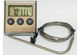 China 0℃ - 250℃ Digital Instant Read Thermometer With Magnet / Clock Timer Alarm on sale