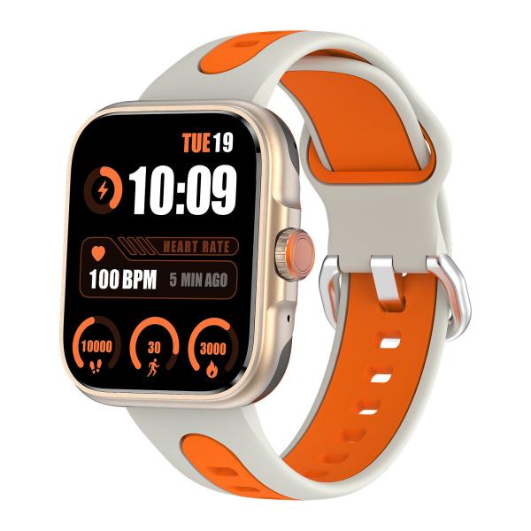 Quality GPS 1.78'' AMOLED HD Display Smartwatch Bluetooth Call Receive Text Sleep Tracker Gold for sale