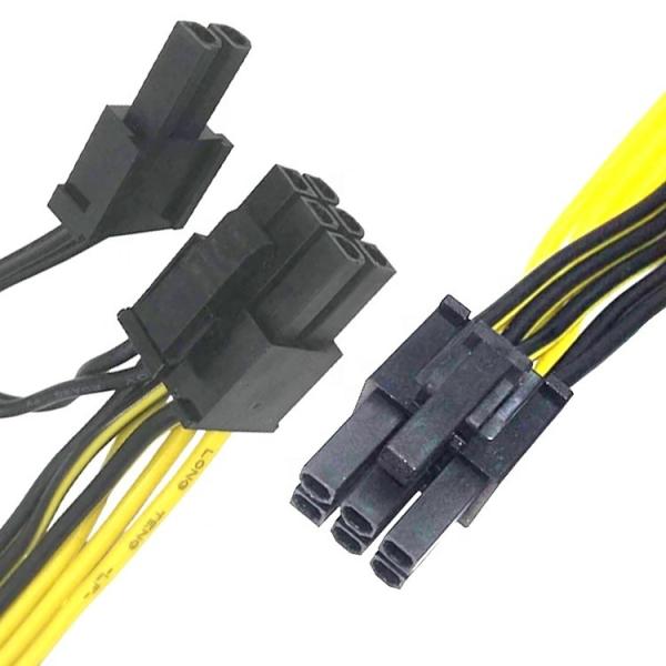 Quality PCIE 6 Pin to 8 Pin GPU  ATX Video Graphics Card PCIE PCI Express Power Cable for sale