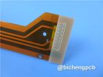 Dual Layer Flexible PCB Built on Polyimide With Immersion Gold and Yellow Mask
