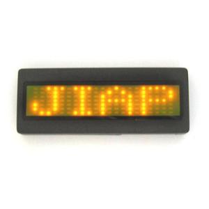 Buy cheap Yellow Scrolling led name badge product
