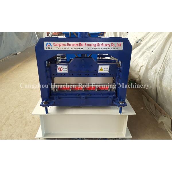 Galvanized Roofing Sheet Roll Forming Machine PLC Cold Roll Forming Equipment