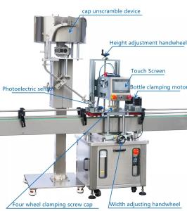 Buy cheap YIMU 4800b/h Trigger Pump Inline Automatic Capping Machine Multifunctional product