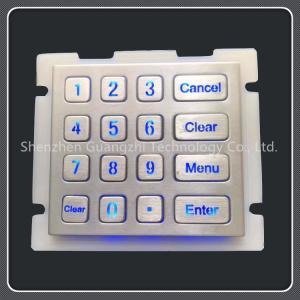 Buy cheap 4x4 Button Wired Backlit Keyboard , Simple Installation Electronic Door Keypad product