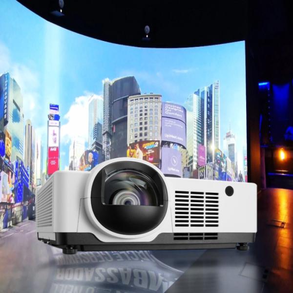 Quality Large Immersive Projection 6000 Lumen LCD Short Throw Projector With 30000 Hours Laser Ultra Long Lifespan for sale