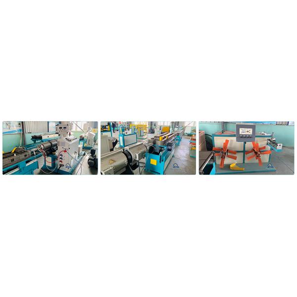 Single Screw Shisha Corrugated Pipe Plastic Extruder Machine 500KG