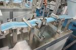 Semi Automatic Disposable Mask Making Machine With Nose Pin Inserting In Line