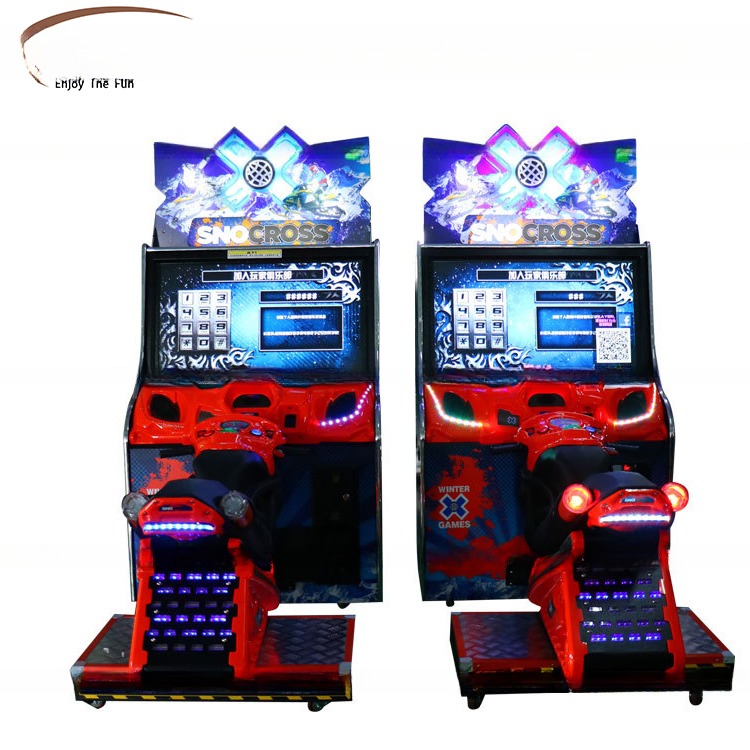 US Plug Snocross Video Game Coin Operated Game Machine For Fun Center