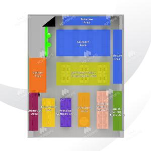27-ZXiCS Beauty Store Zoning With Exclusive Private Customization Series