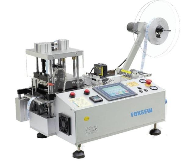 Quality Automatic Printed Satin Label Cutting Machine with Sensor FX-150H for sale