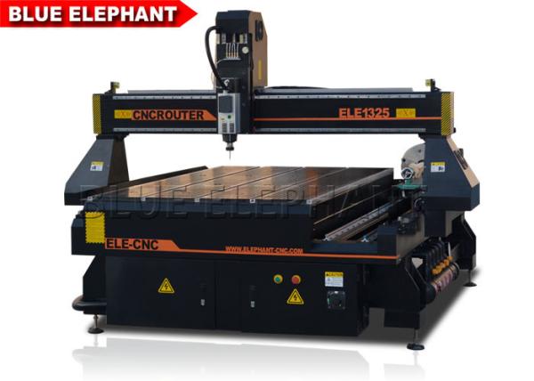 Wood Furniture Making 4x8 Cnc Router Machine , PVC Cnc Router With Rotary Axis