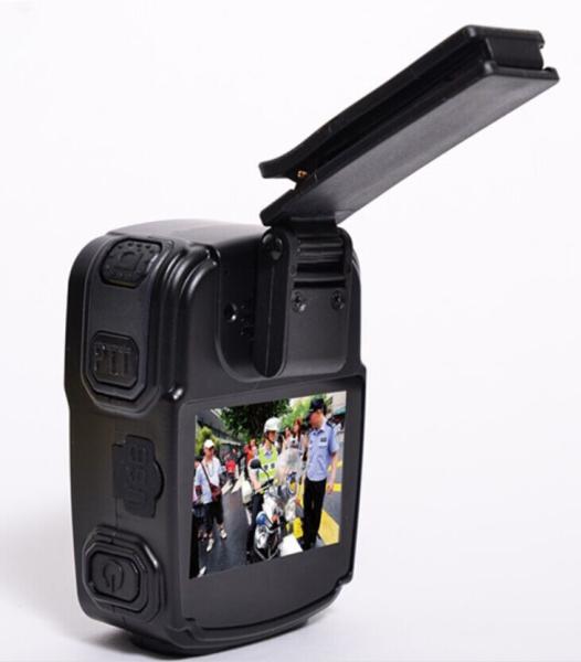 Quality 1080 P Body Video Camera Recorder , WIFI Body Worn Camera Black Color FCC Approved for sale