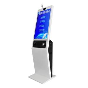 China Visitor Registration Payment 400cd/M2 Self Service Kiosk Machine 32 inch on sale