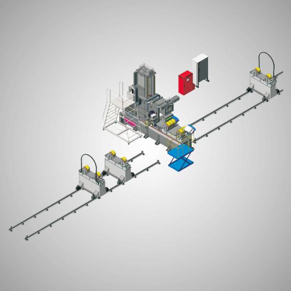 Press Roller Welding Station Pipe Welding System PLC Controlled