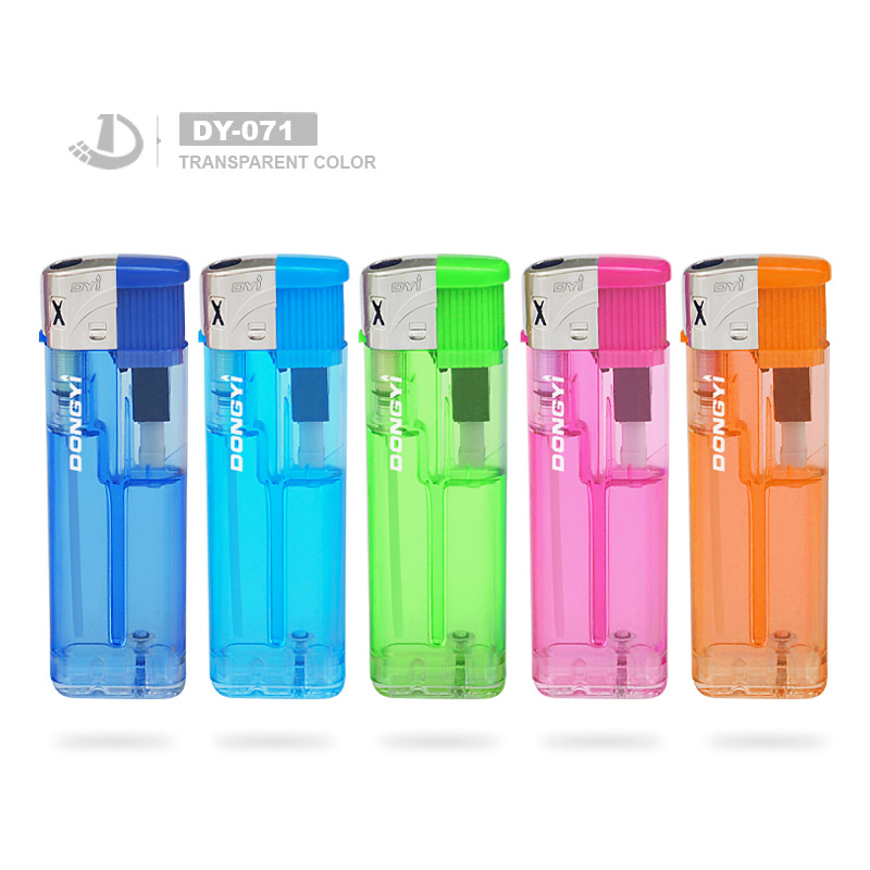 Manufacture Factory High Quality EU Standard Electric Lighter with Solid Color