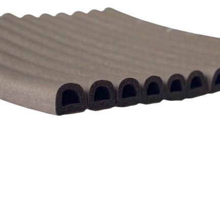 Quality Window Door Rubber Strip Seal for Customized Nbr Epdm Window Seals in Black Grey for sale