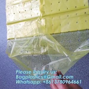 China Pe Mulch Film With Holes For Agriculture Perforated Red Plastic Mulch For Peppers Crop Cover For Tomatoes on sale