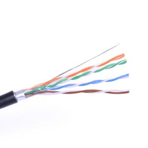 LLDPE Jacket Cat5E F UTP PE Shielded Lan Cable VDE 0295 IEC 60288 Class 1
