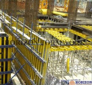 Buy cheap Vertical Wall Formwork Systems Composed With H20 Beams , Steel Walings , Plywood product