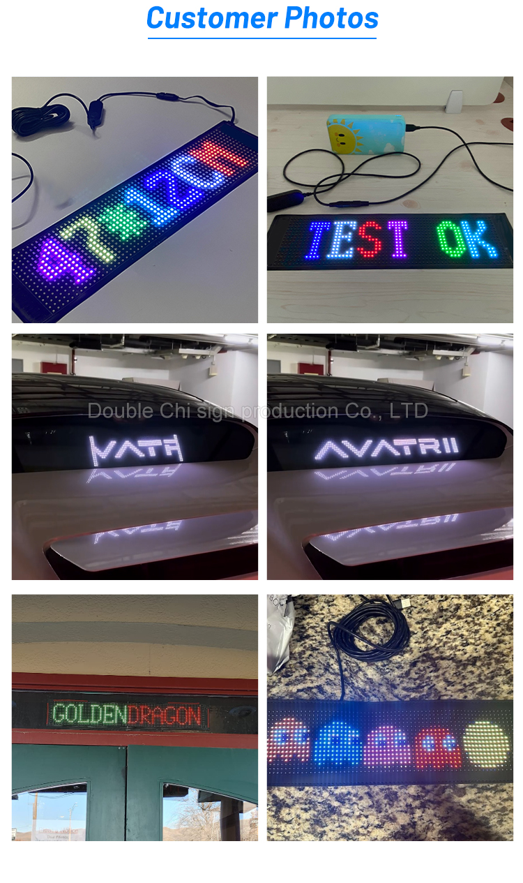 ODM LED Matrix Panel Scrolling LED Sign Display for Programmable Messages