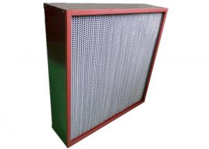 China Electrostatic Glass Fiber HEPA Air Filter Replacement , Heat Temperture Resistant on sale