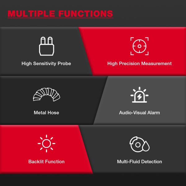 HT5009 Brake Fluid Liquid Tester Brake Oil Detecting Pen high-precision Automobile Brake Fluid Content Detector